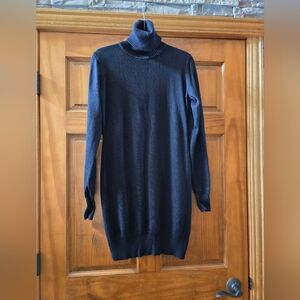 Dress Patty Boutik Black knit turtleneck sweater dress XL